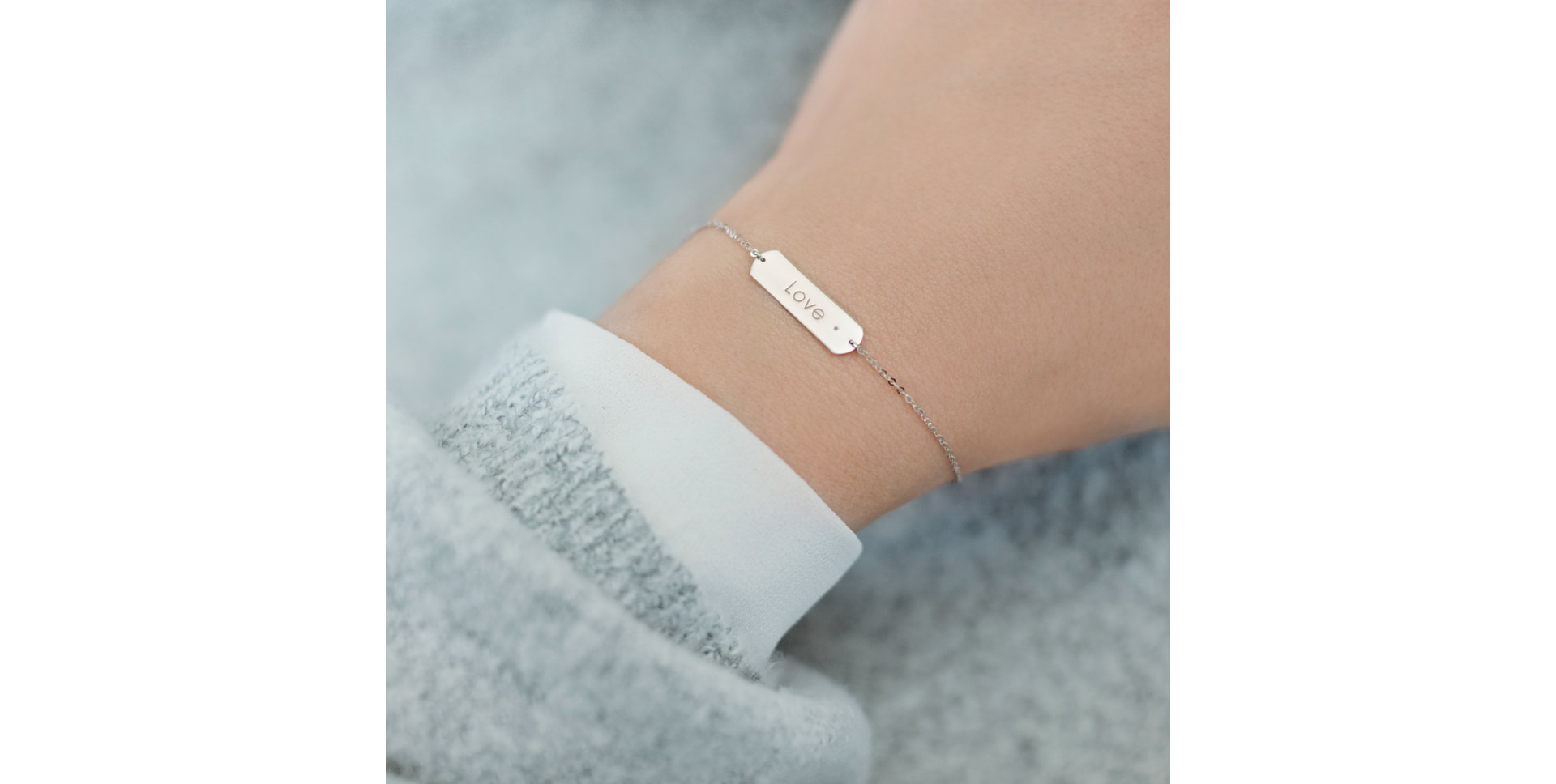 Náramek s diamantem Amour Glamour