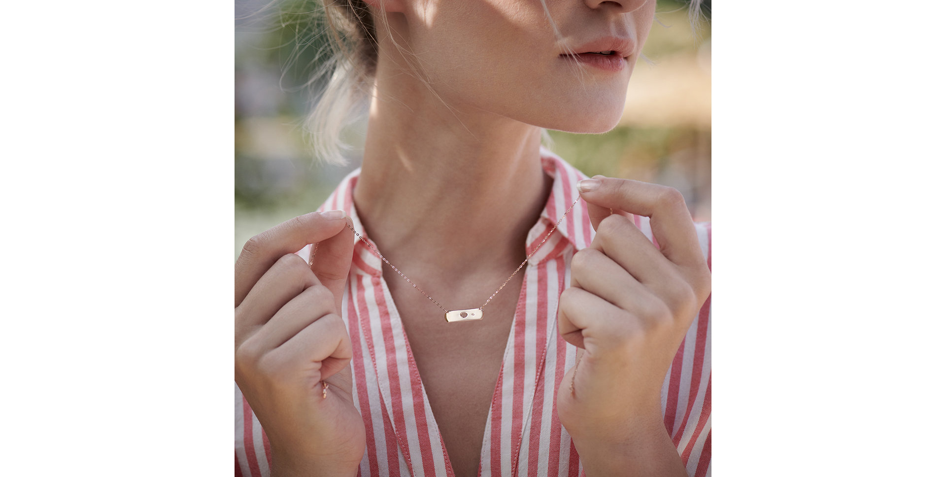 Náhrdelník s diamantem Heart Love