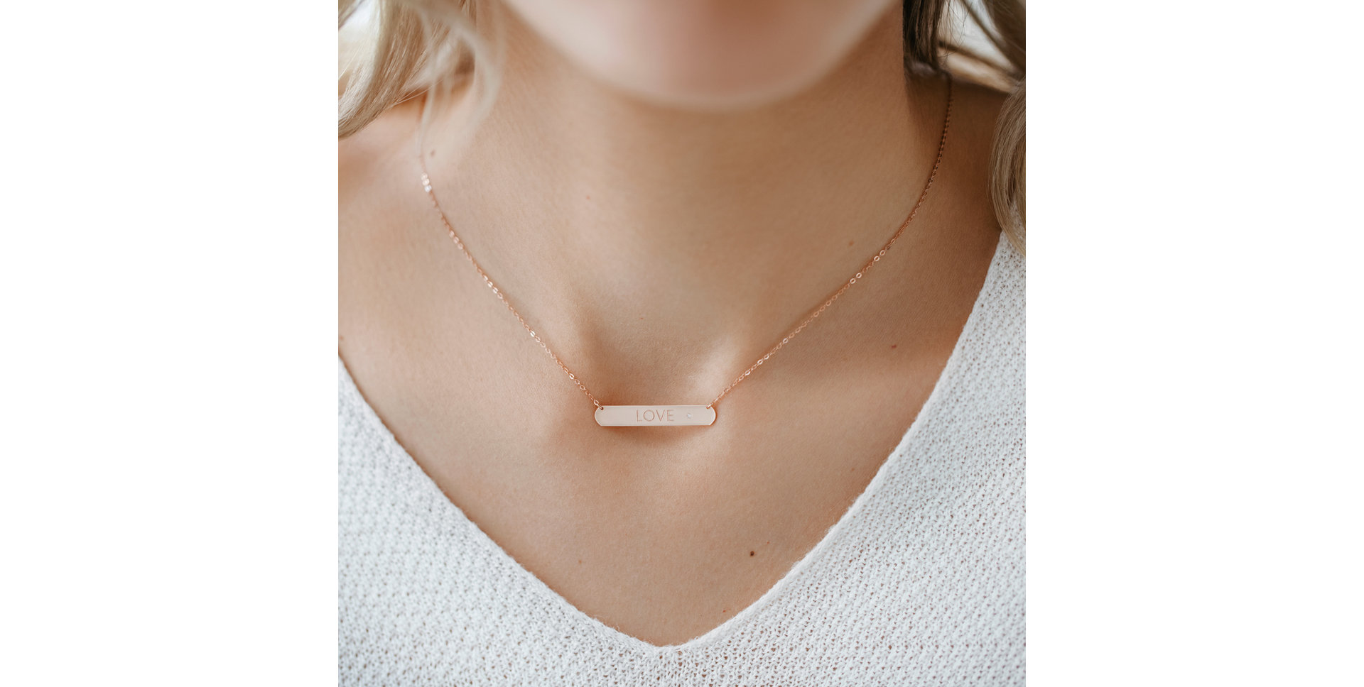 Náhrdelník s diamantem Eternal Amour