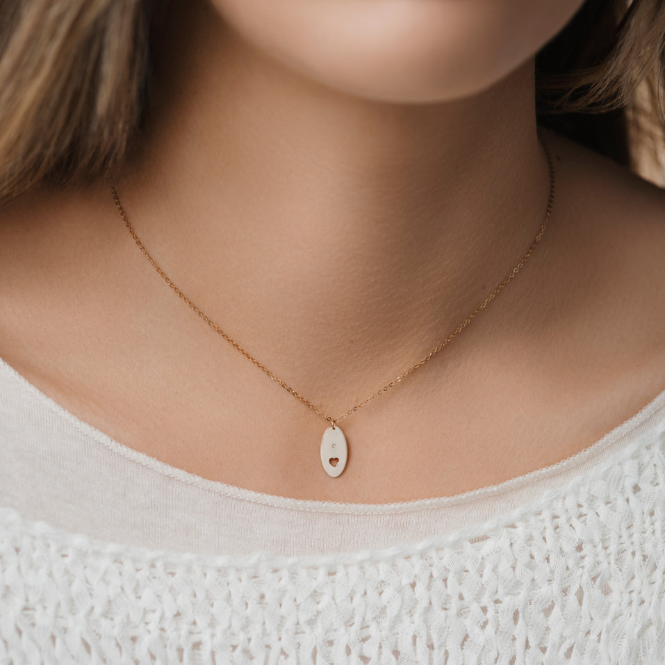 Náhrdelník s diamantem Divine Darling