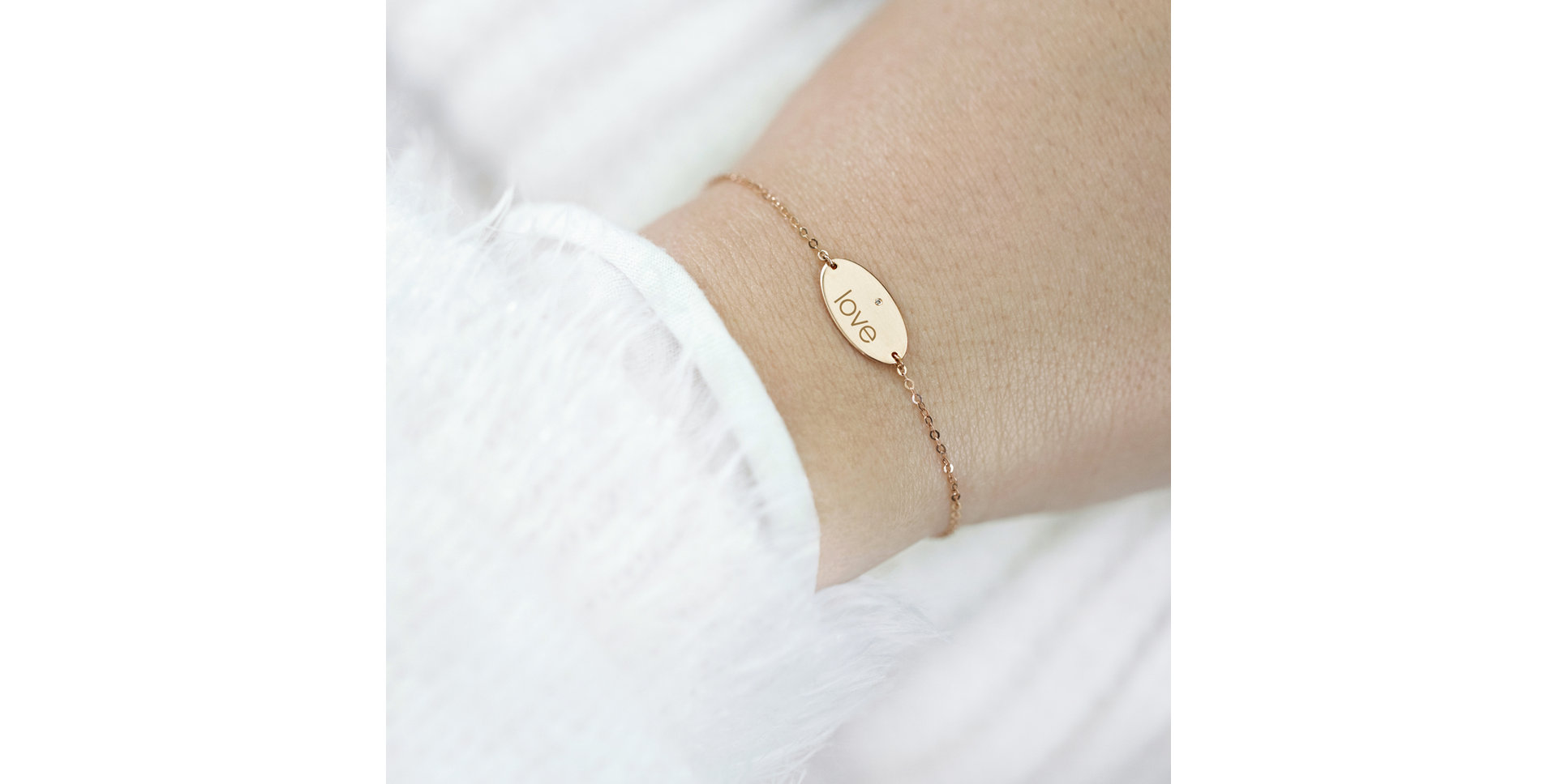Náramek s diamantem Love Amour Icon