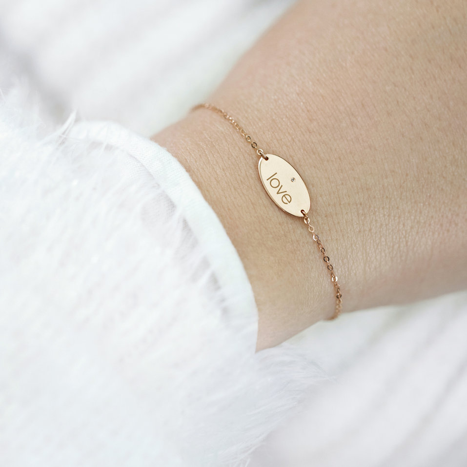 Náramek s diamantem Love Amour Icon