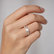 Prsten s diamanty a smaragdem Curvy Wish3