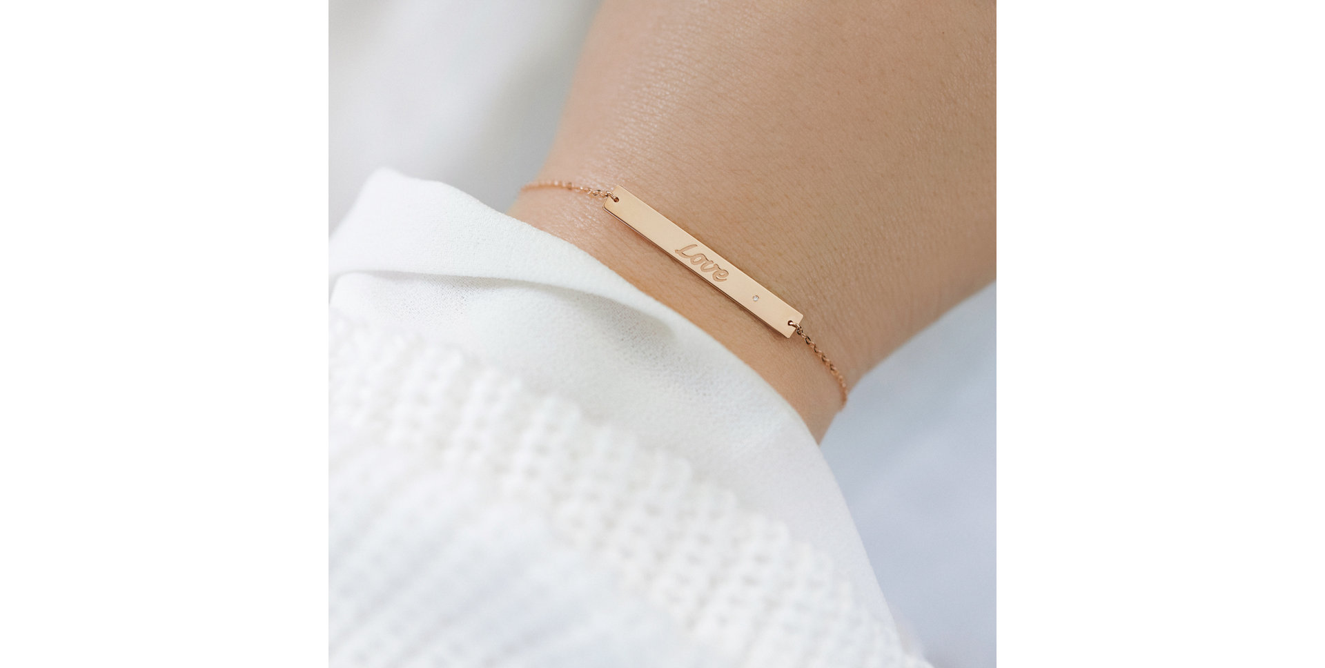 Náramek s diamantem Love Secret Amour