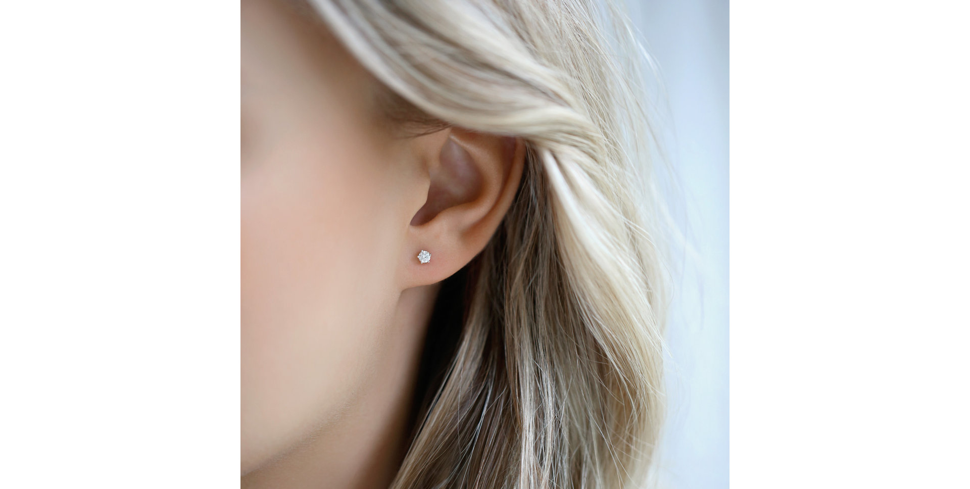 Náušnice s diamantem Star Secret