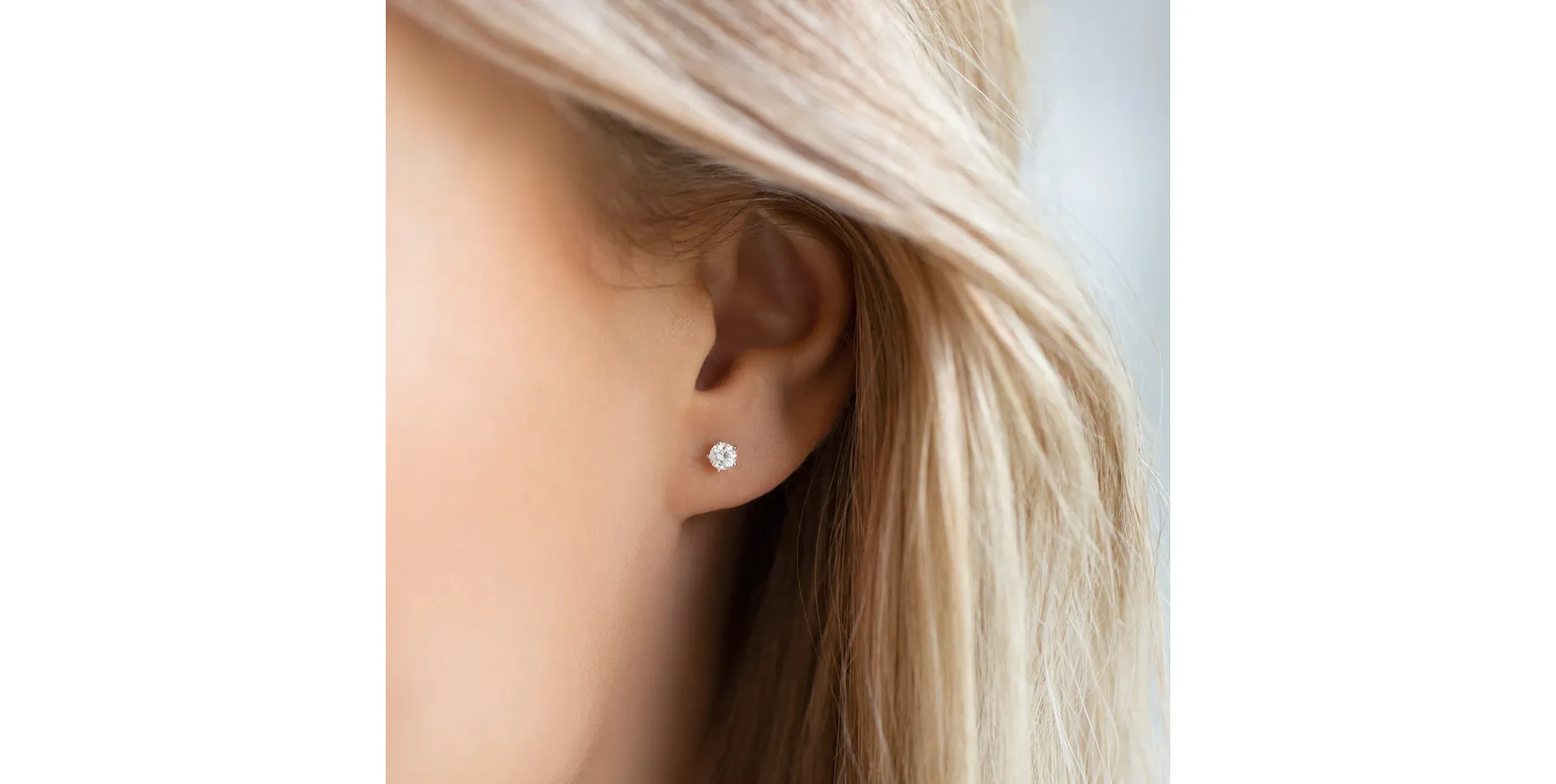 Náušnice s diamantem Star Secret