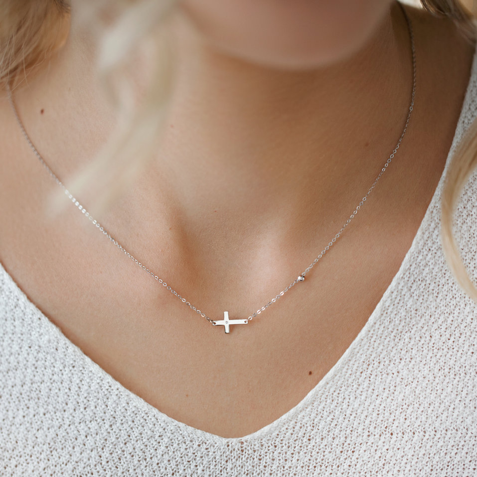 Náhrdelník s diamantem Faith Diamond