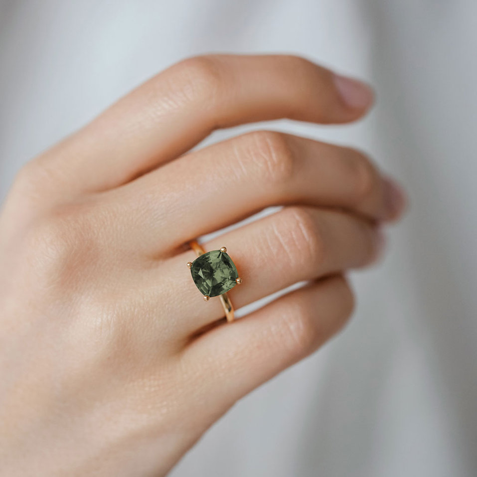 Prsten s ametystem green Bonbon