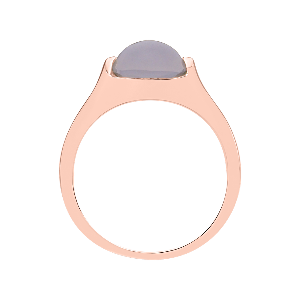 Prsten s chalcedonem blue Bonbon