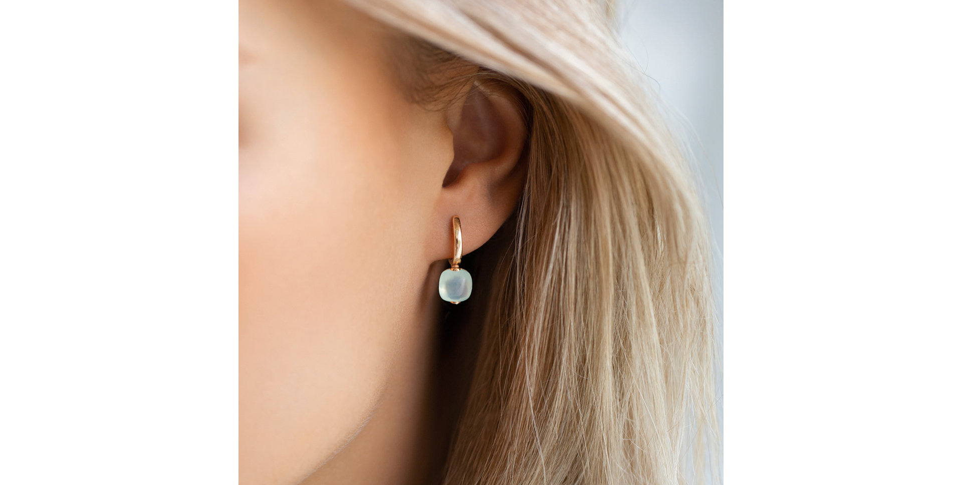 Náušnice se smoky quartzem Bonbon