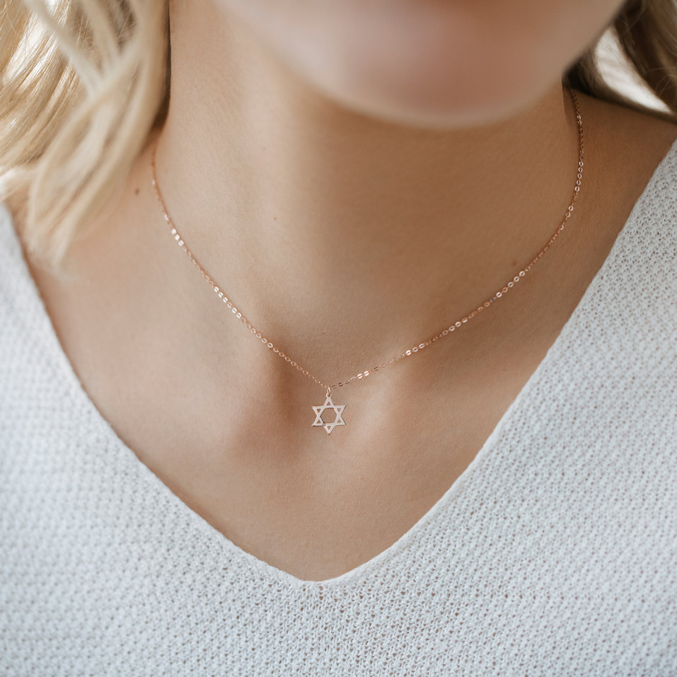 Náhrdelník s diamantem Symbol Star