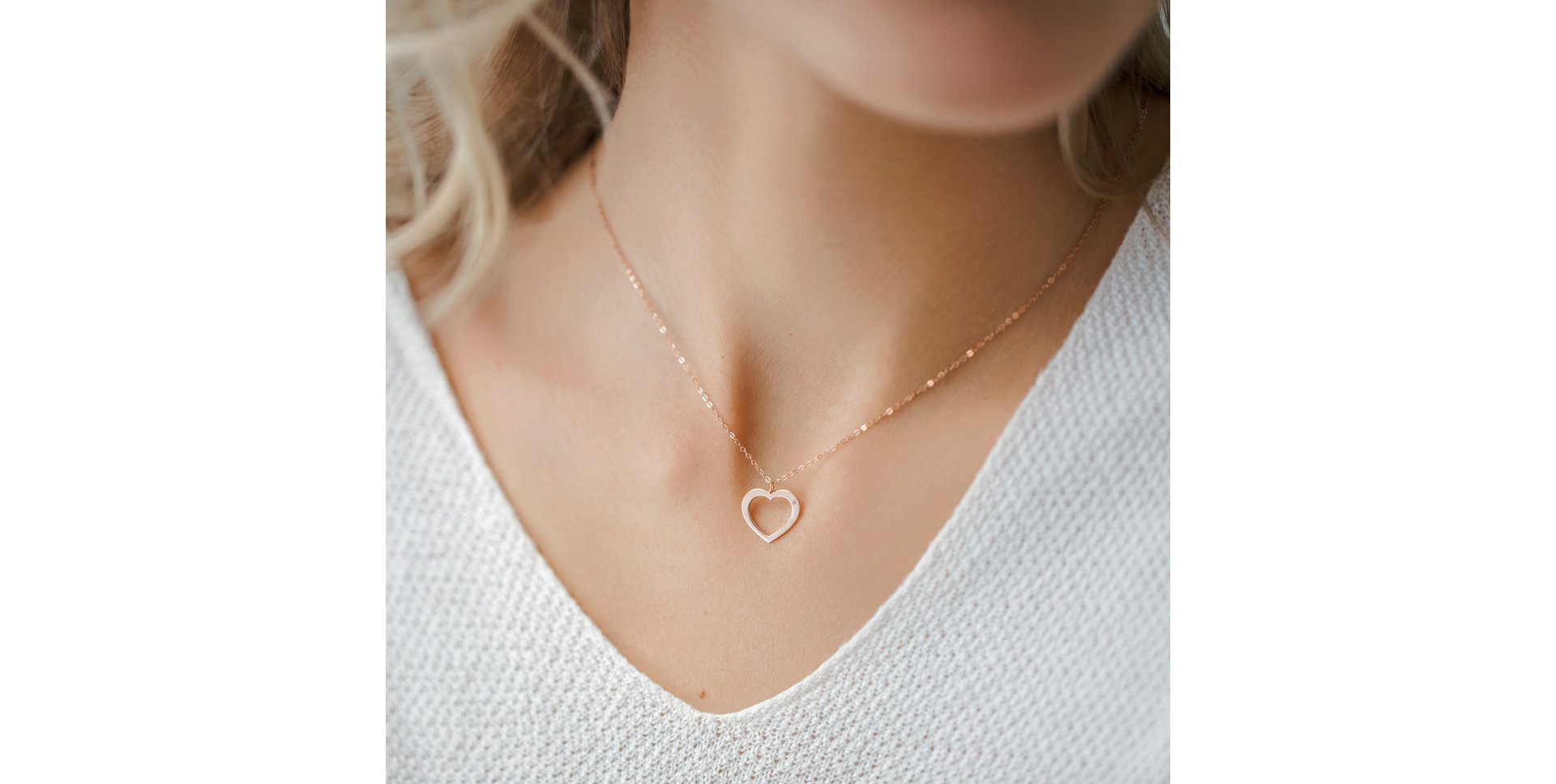Náhrdelník s diamantem One Heart