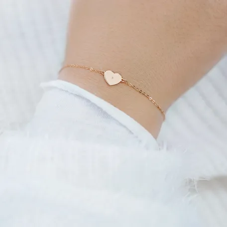 Náramek s diamantem Glittering Heart