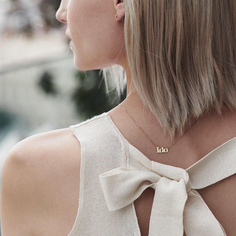 Náhrdelník s diamantem I DO