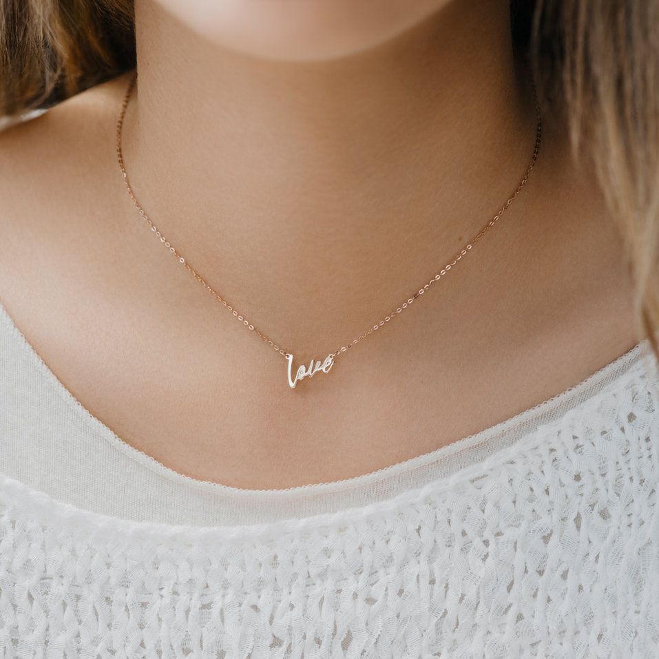 Náhrdelník s diamantem Love Maker