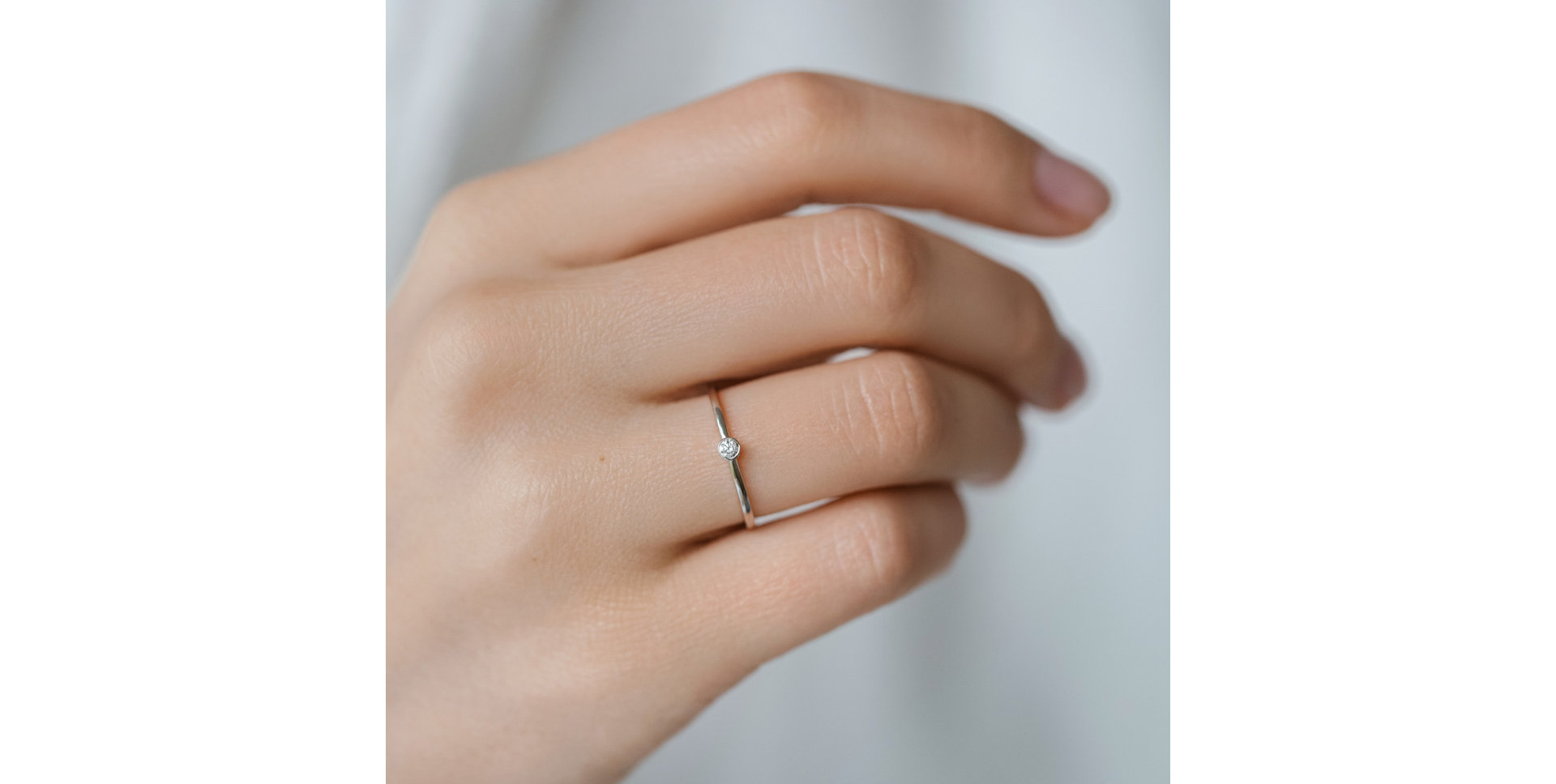 Prsten s diamantem Seductive Glow