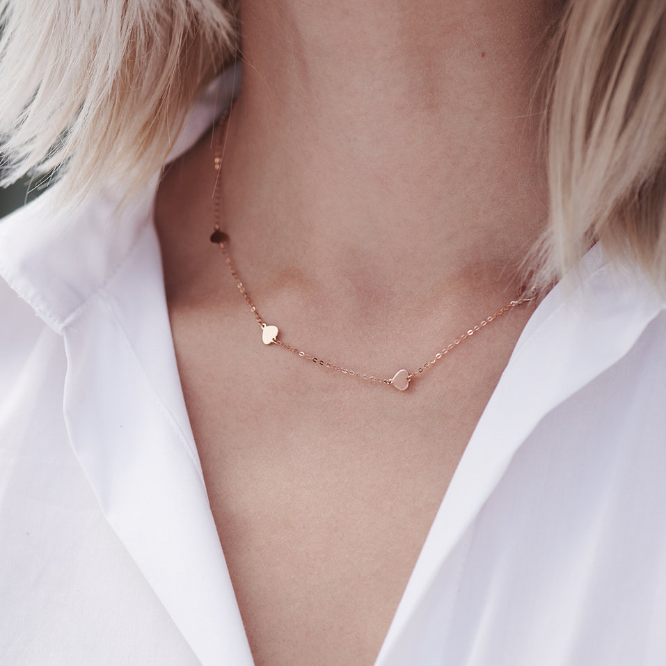 Náhrdelník s diamantem Little Heart