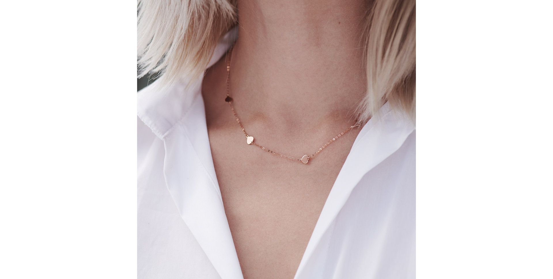 Náhrdelník s diamantem Little Heart