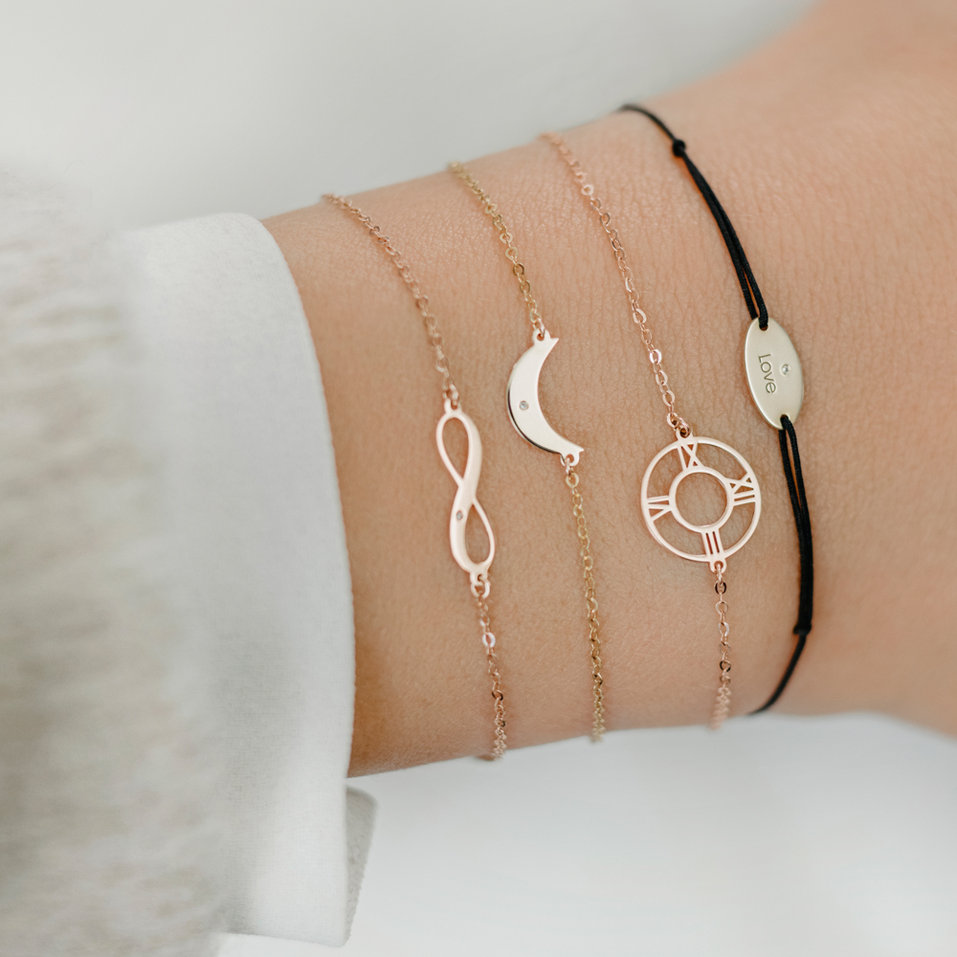 Náramek s diamantem Rome Time