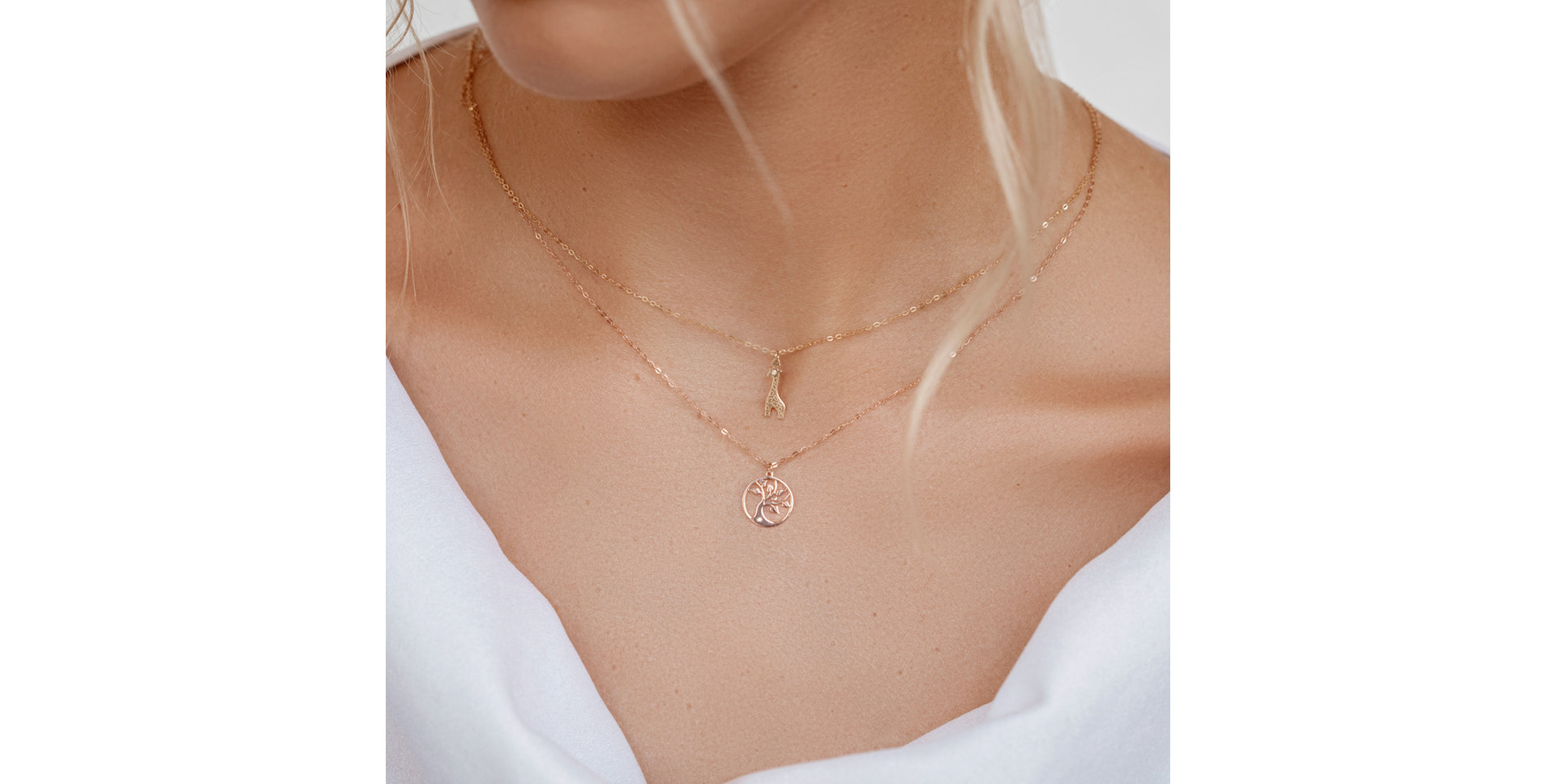Náhrdelník s diamantem Tree of Life