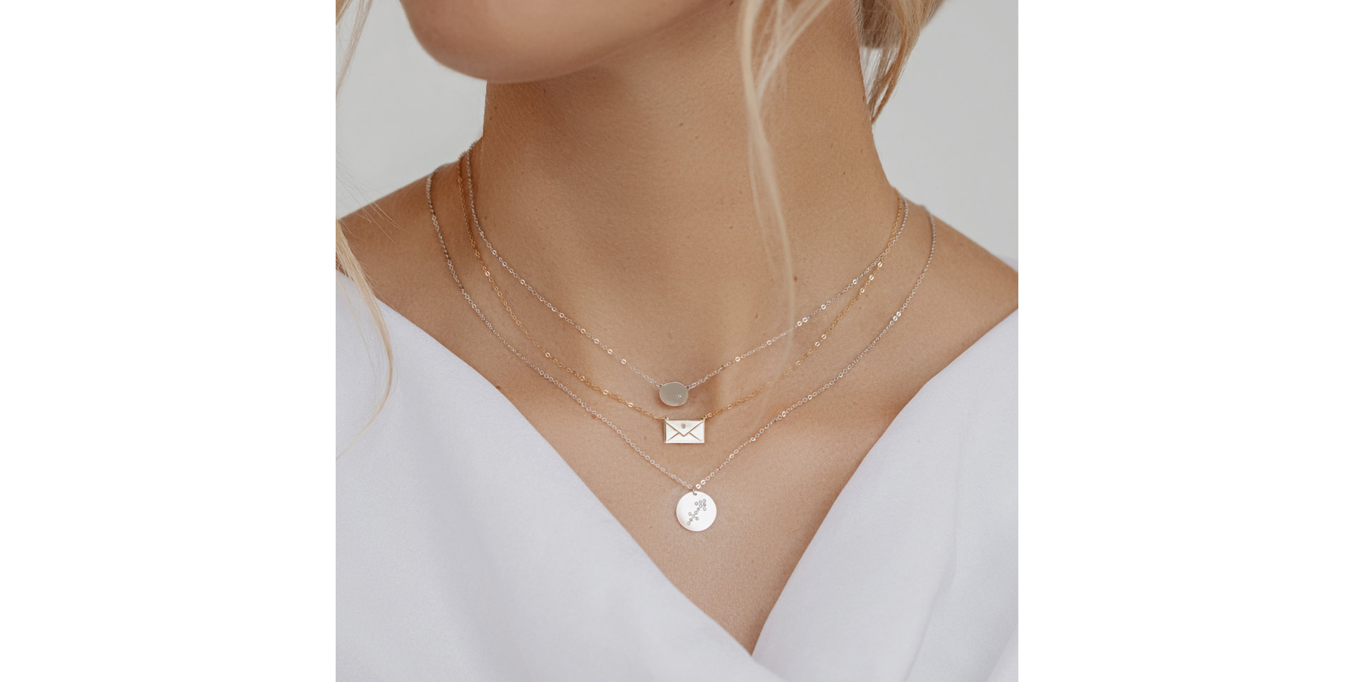 Náhrdelník s diamanty Sagittarius