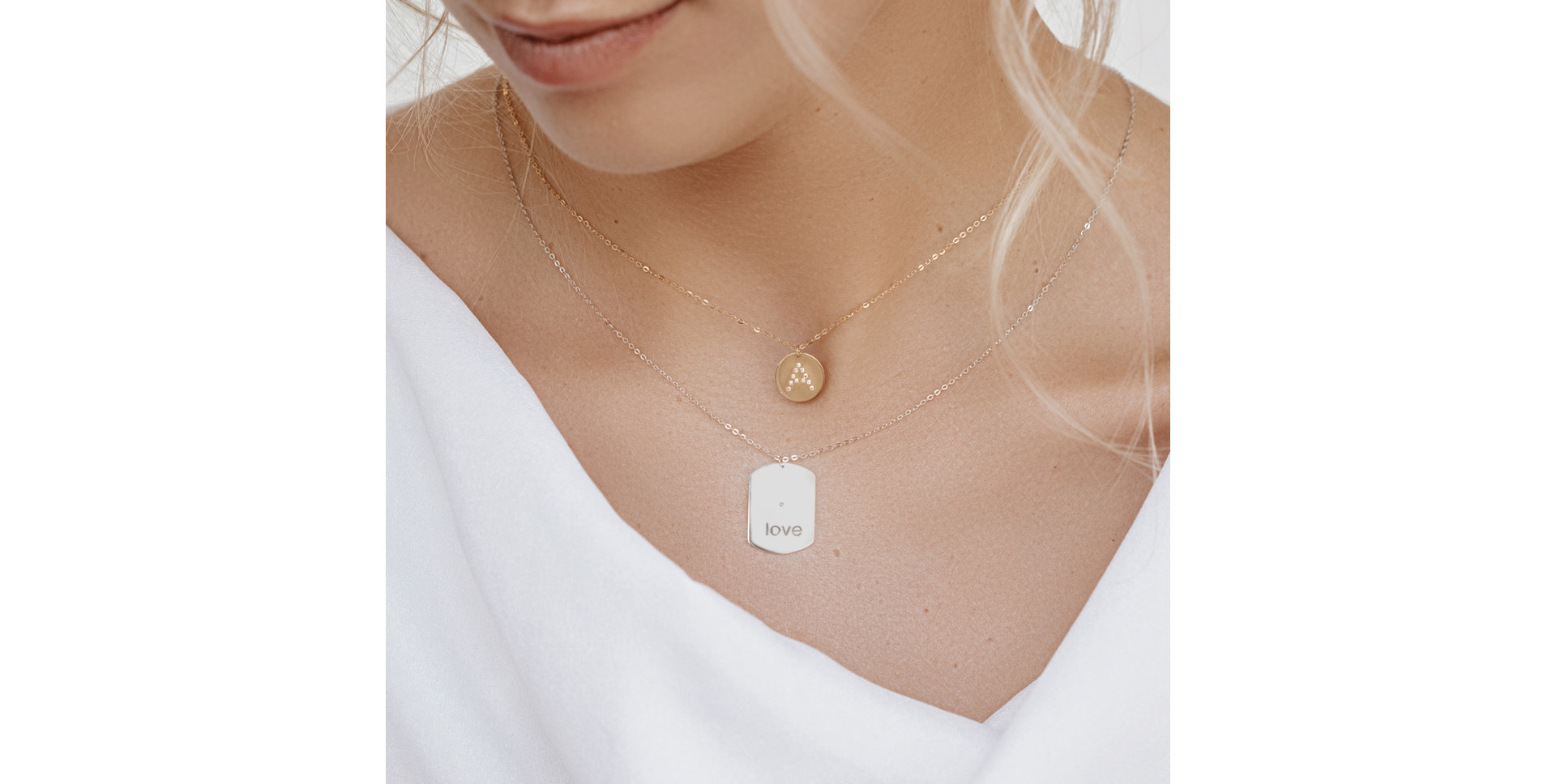 Náhrdelník s diamanty Diamond Coins A