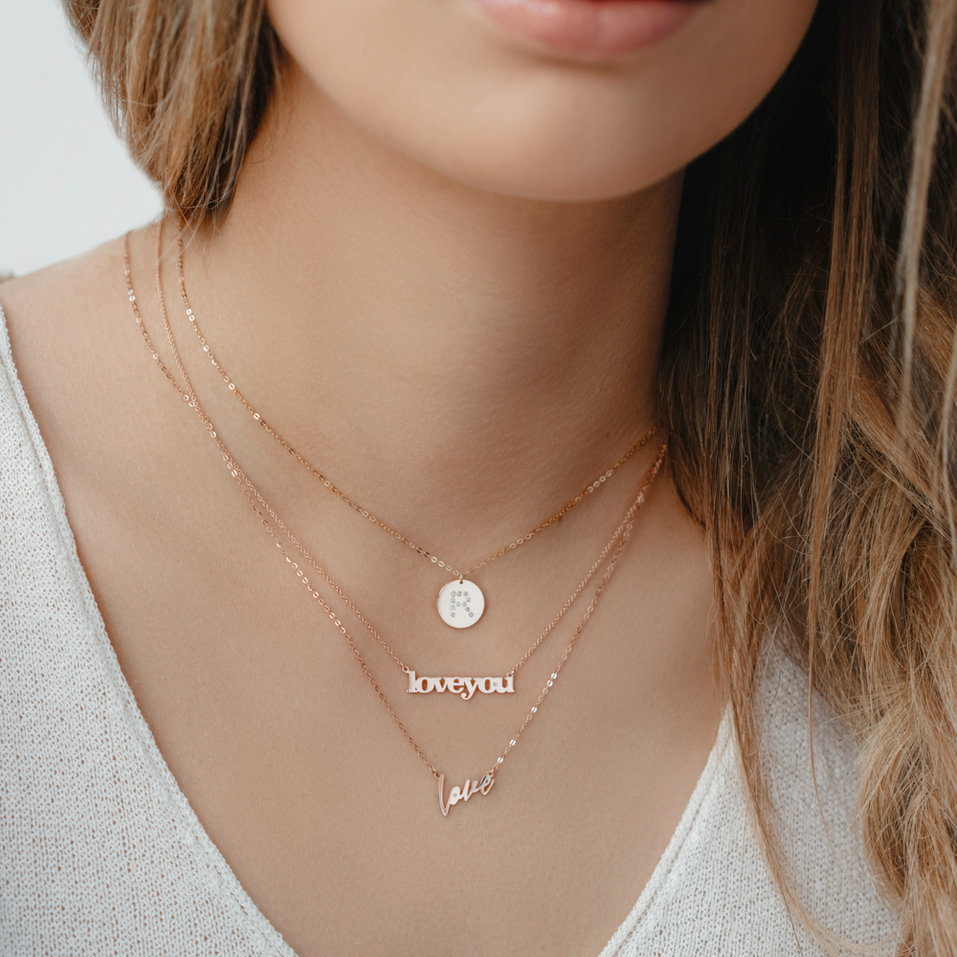 Náhrdelník s diamanty Diamond Coins R