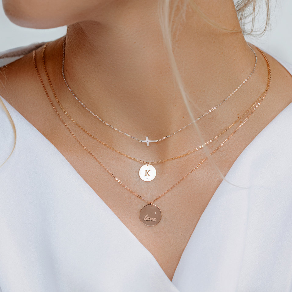 Náhrdelník s diamantem Big Coins K