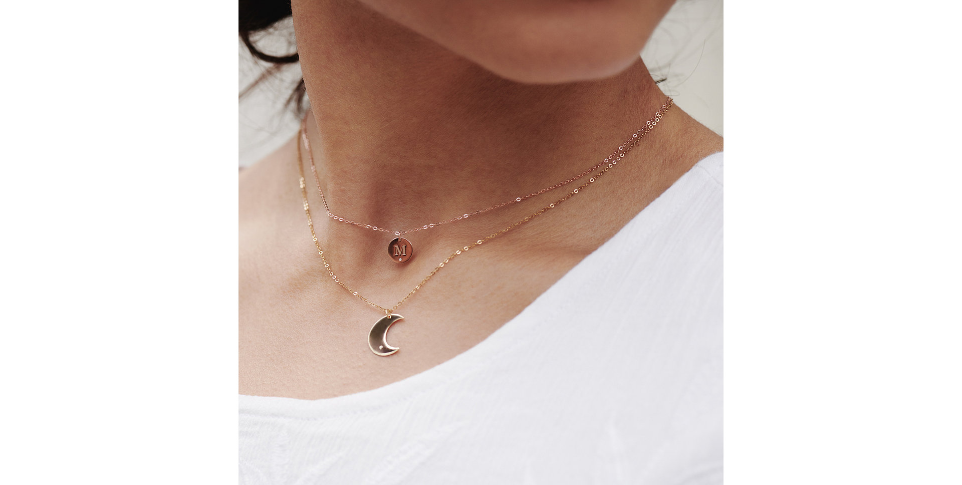 Náhrdelník s diamantem Little Coins C