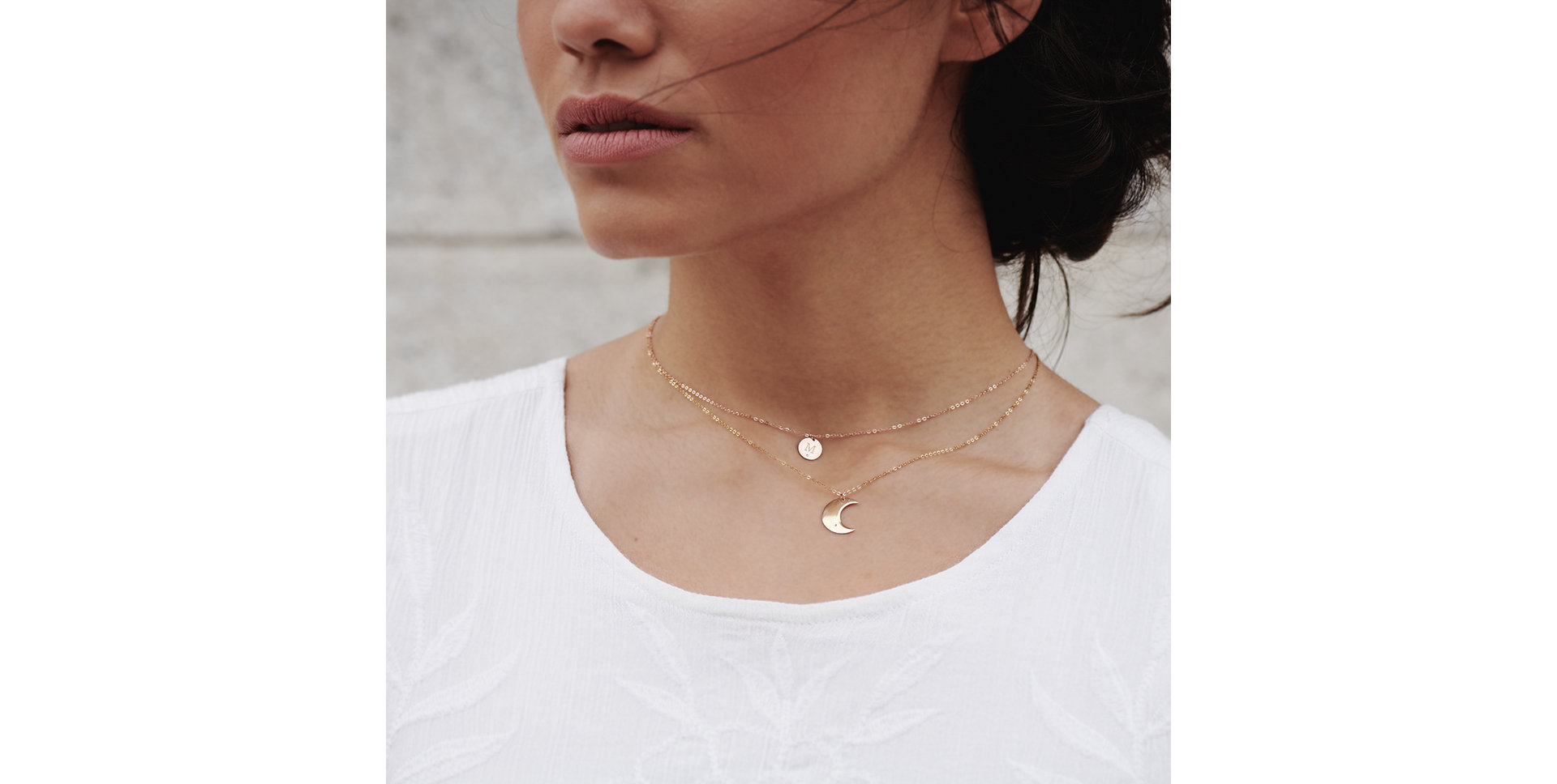 Náhrdelník s diamantem Little Coins G