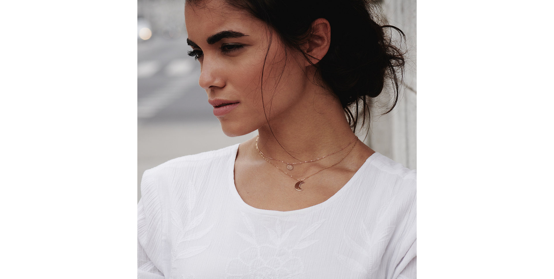 Náhrdelník s diamantem Little Coins M