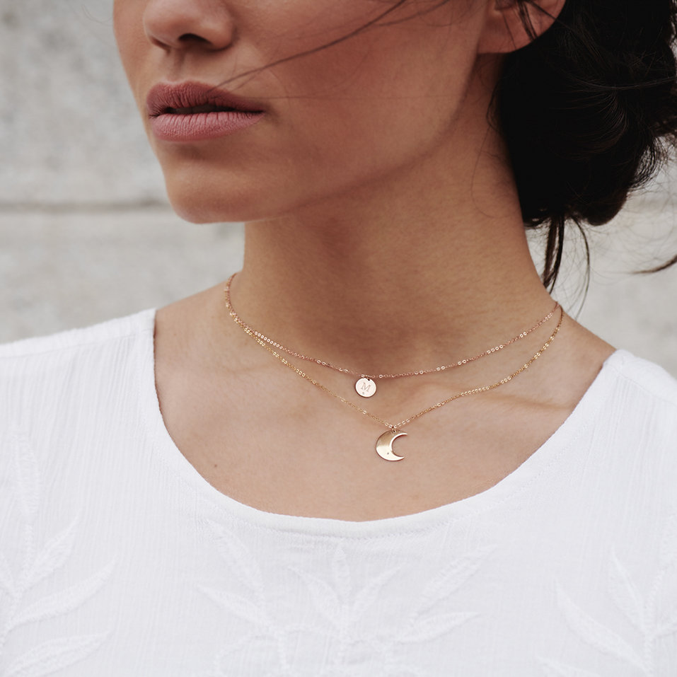 Náhrdelník s diamantem Little Coins T