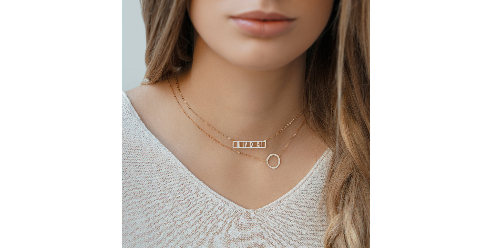 Náhrdelník s diamantem Big Line W