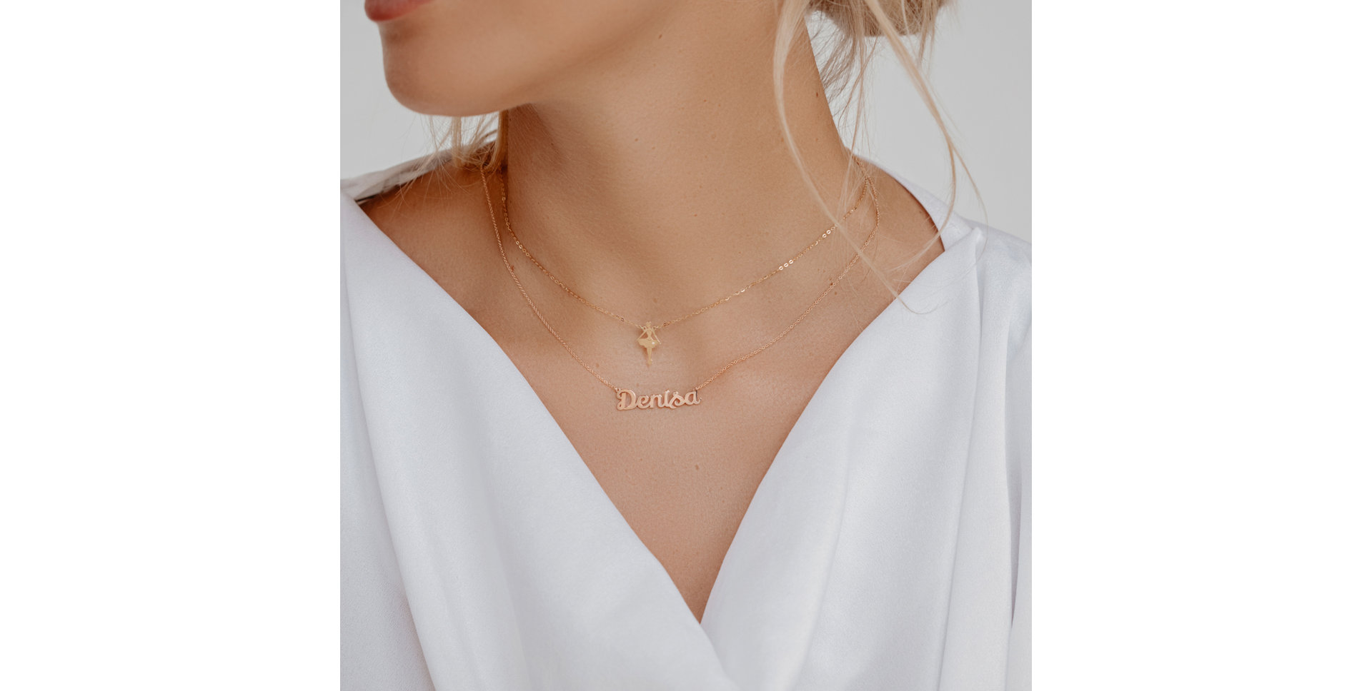 Náhrdelník s diamantem Ballet Girl