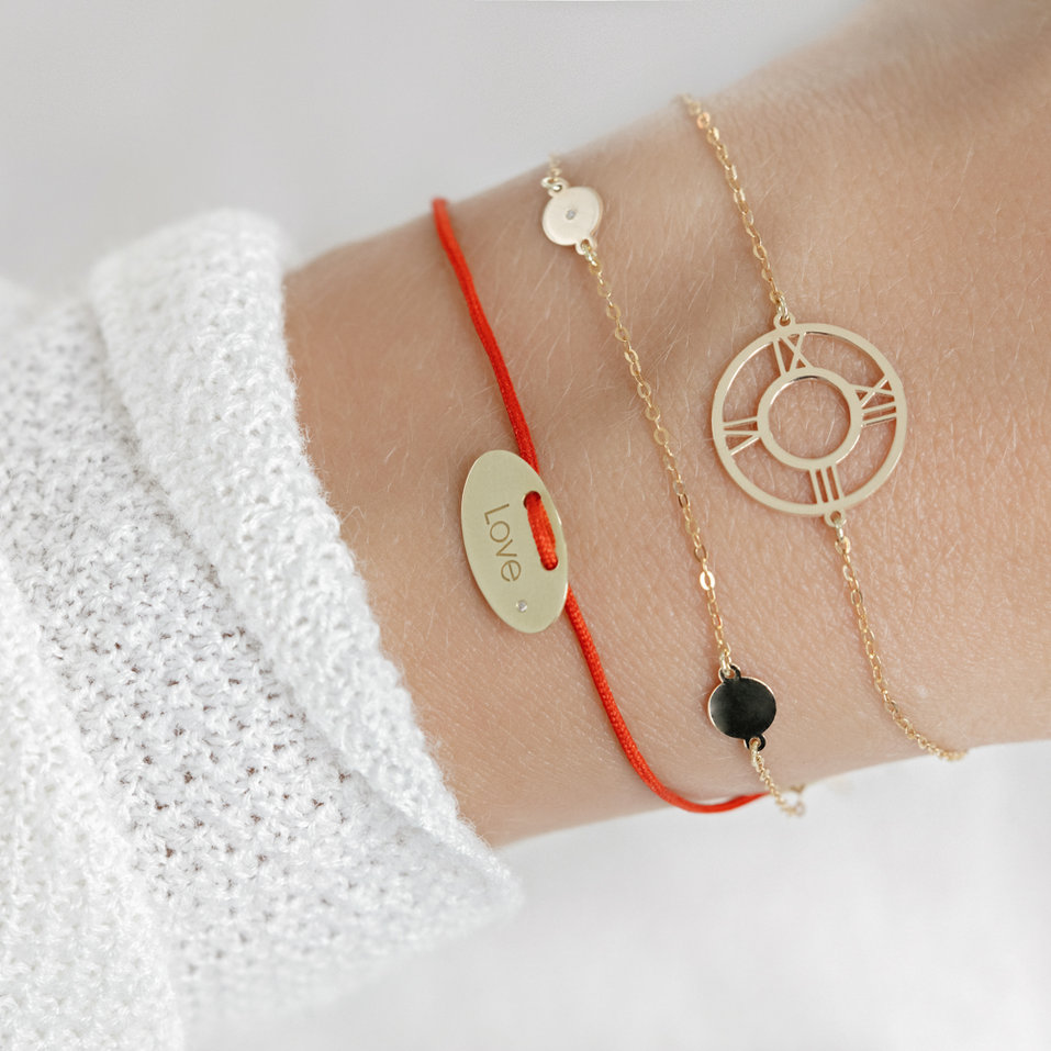 Náramek s diamantem Diamond Dot