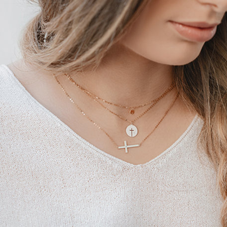 Náhrdelník s diamantem Love Circle