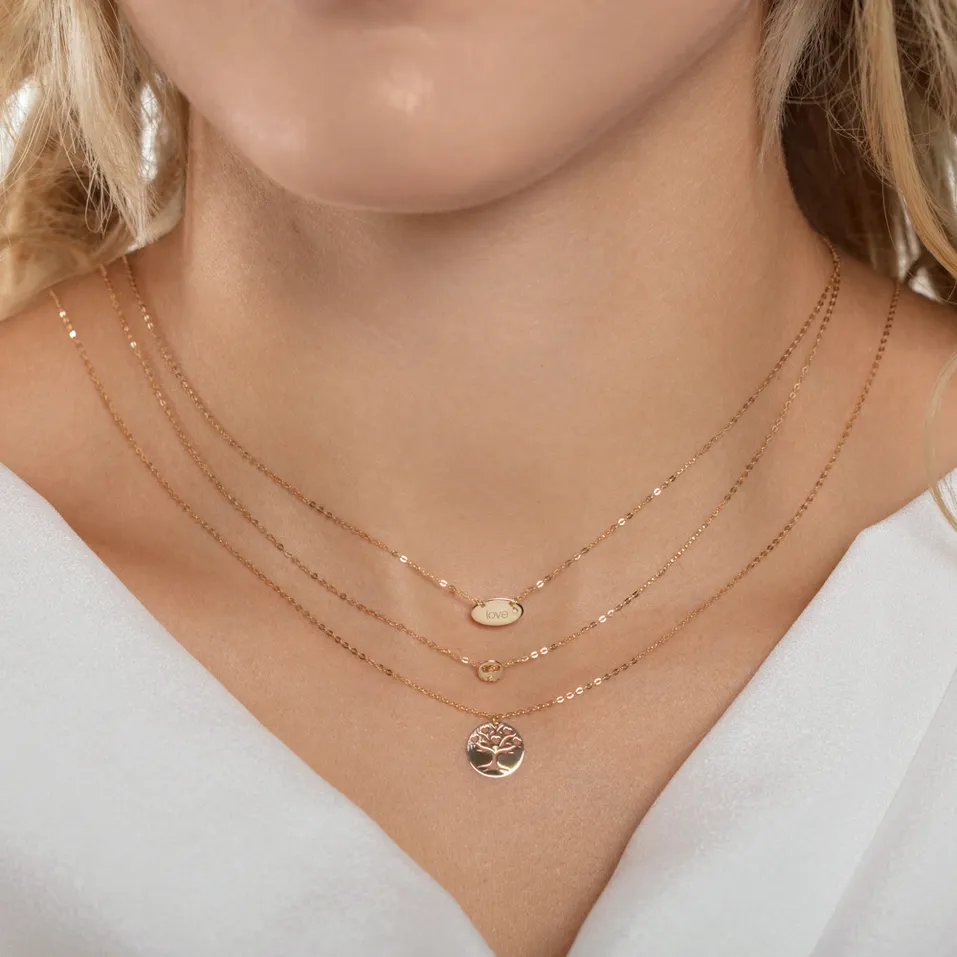 Náhrdelník s diamantem Minimalism