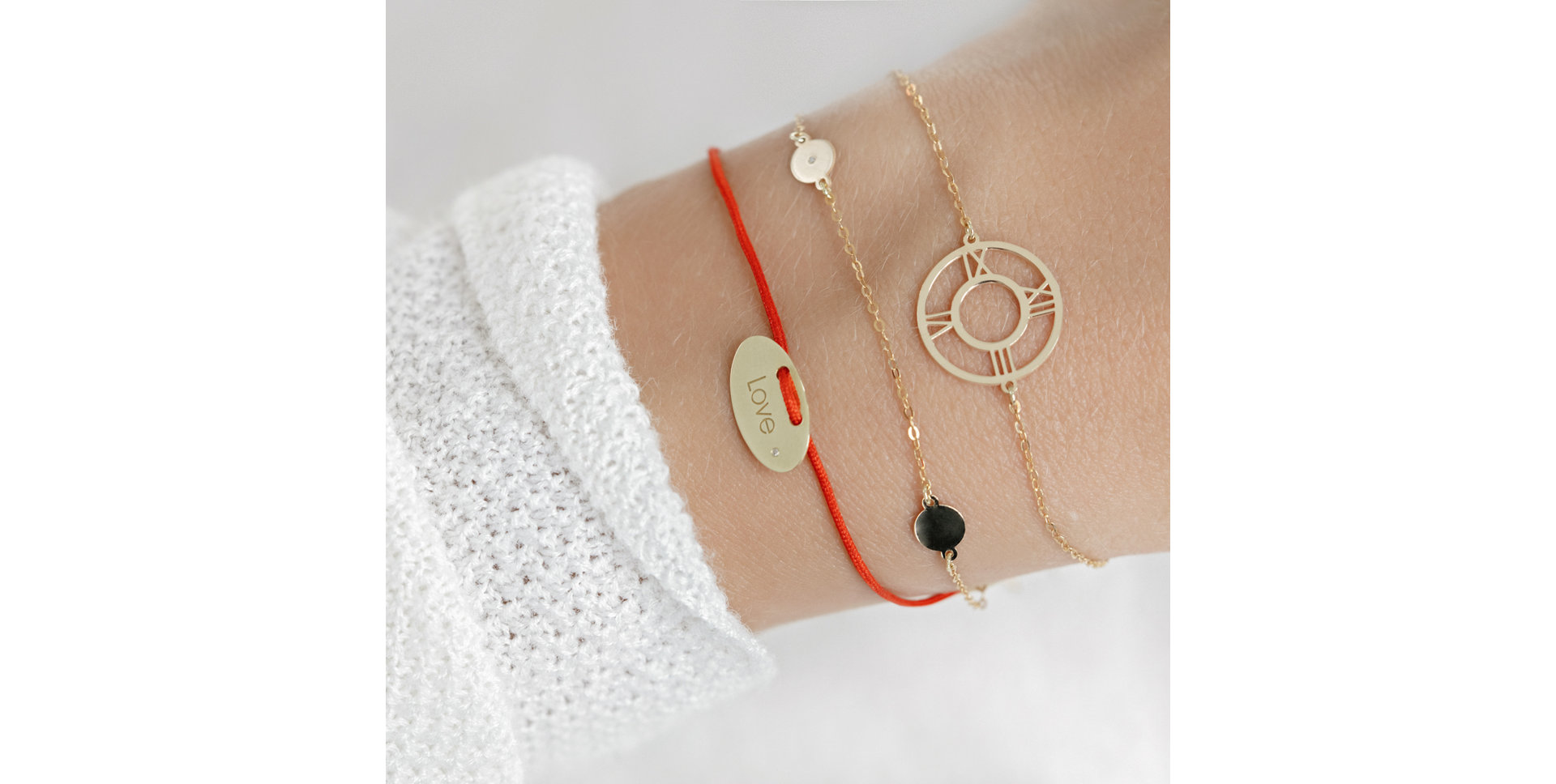 Náramek s diamantem Love Hour