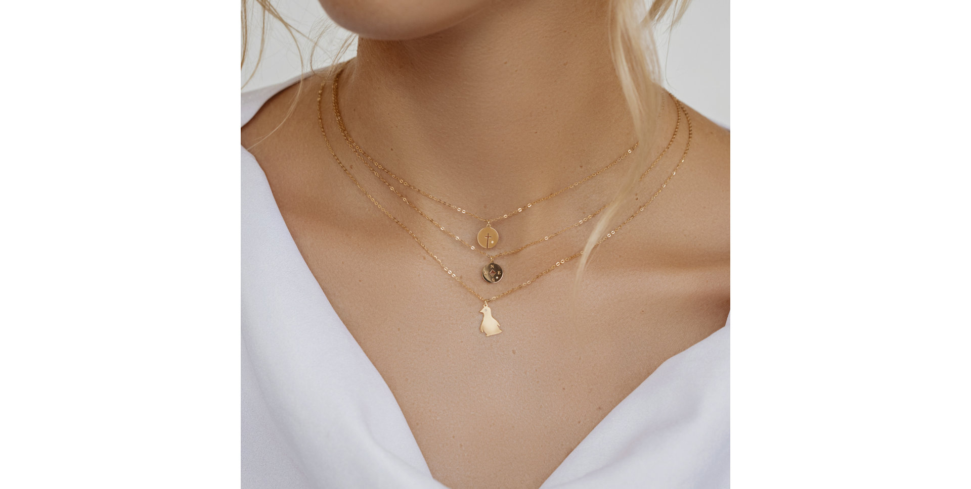 Náhrdelník s diamantem Icon Cross