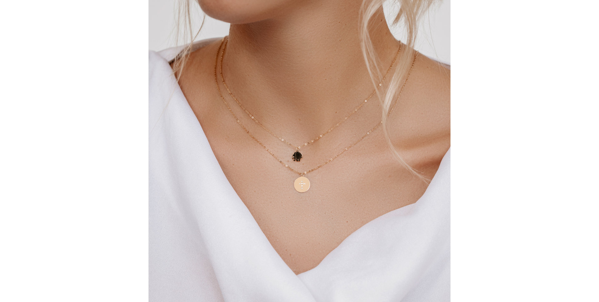 Náhrdelník s diamanty Diamond Cross