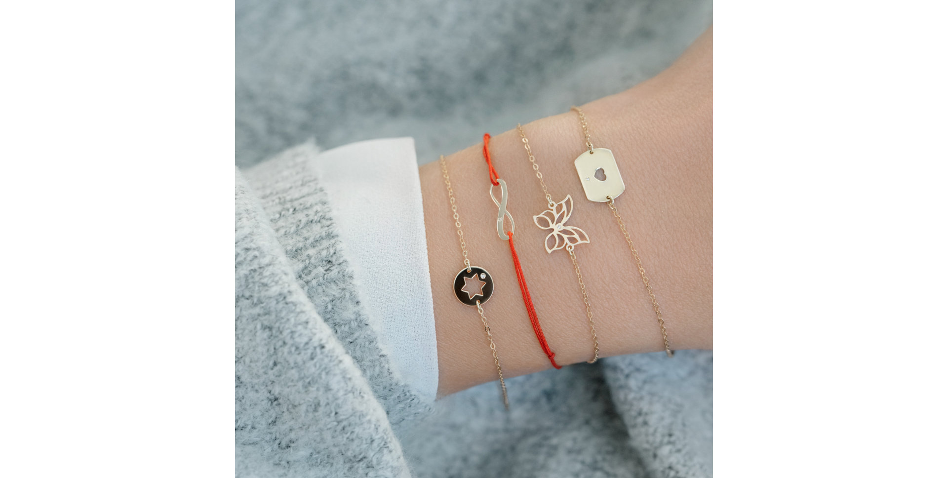 Náramek s diamantem Jude Star