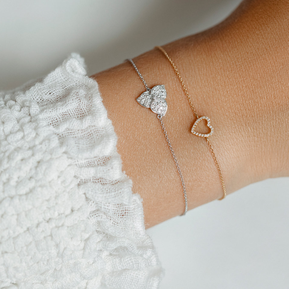 Náramek s diamanty Tender Heart