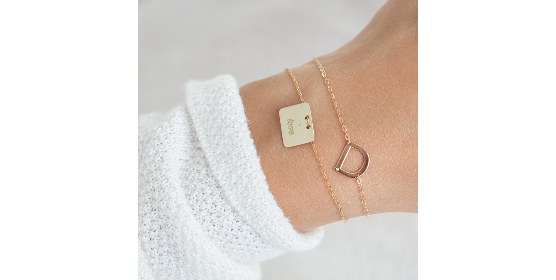 Náramek s diamantem Big Line D