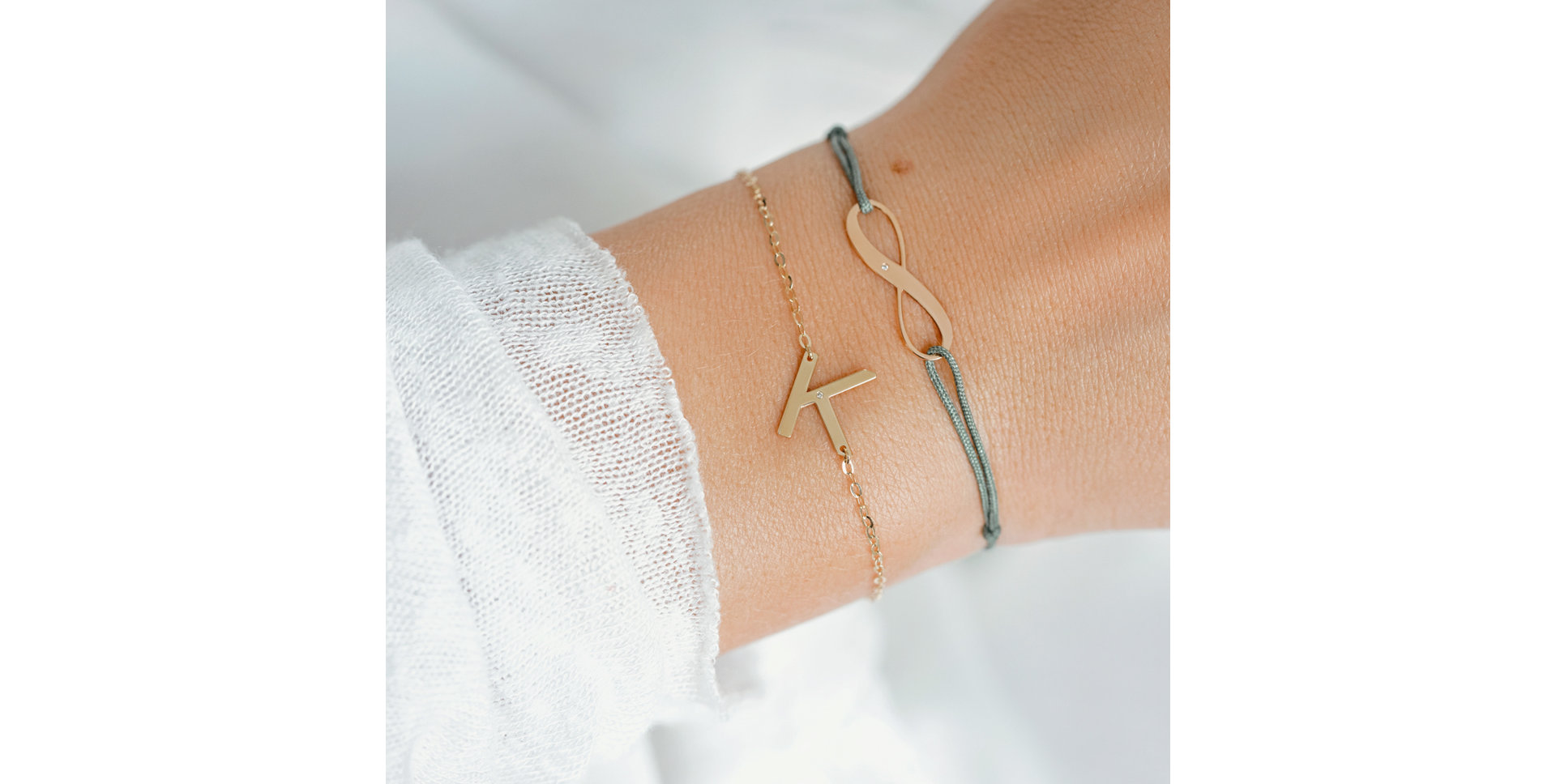 Náramek s diamantem Big Line K