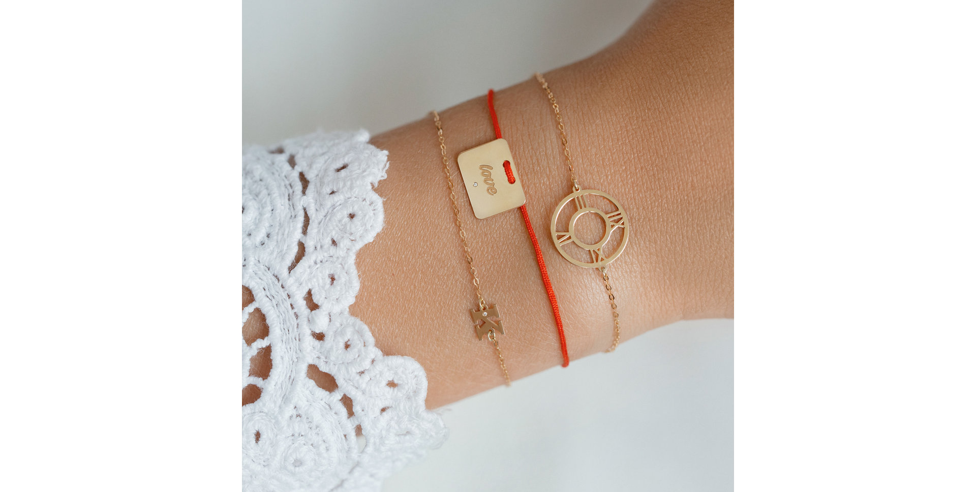 Náramek s diamantem Classic Big K