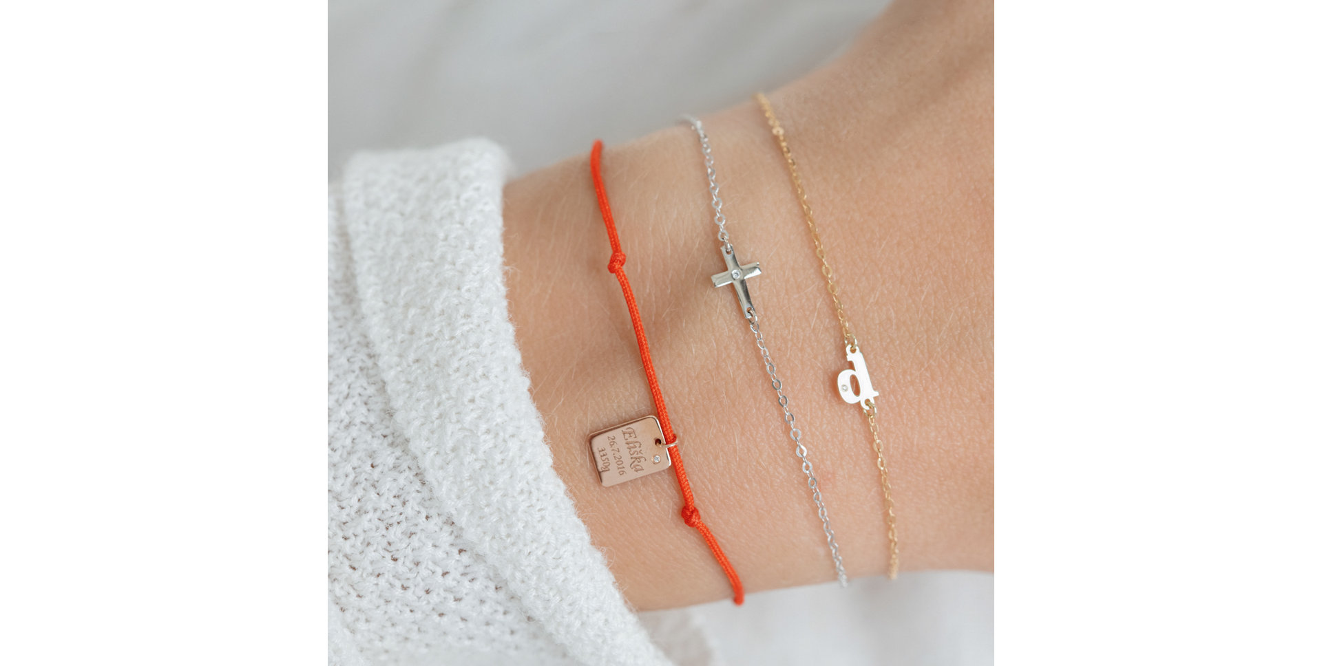 Náramek s diamantem Classic Little D