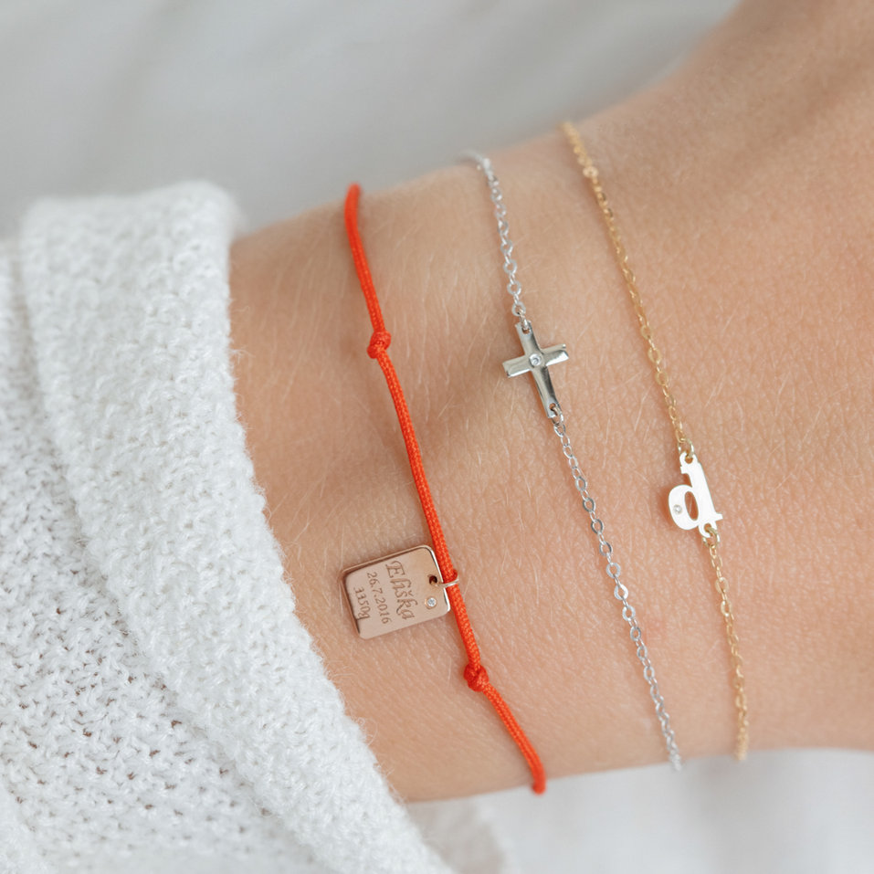 Náramek s diamantem Classic Little D