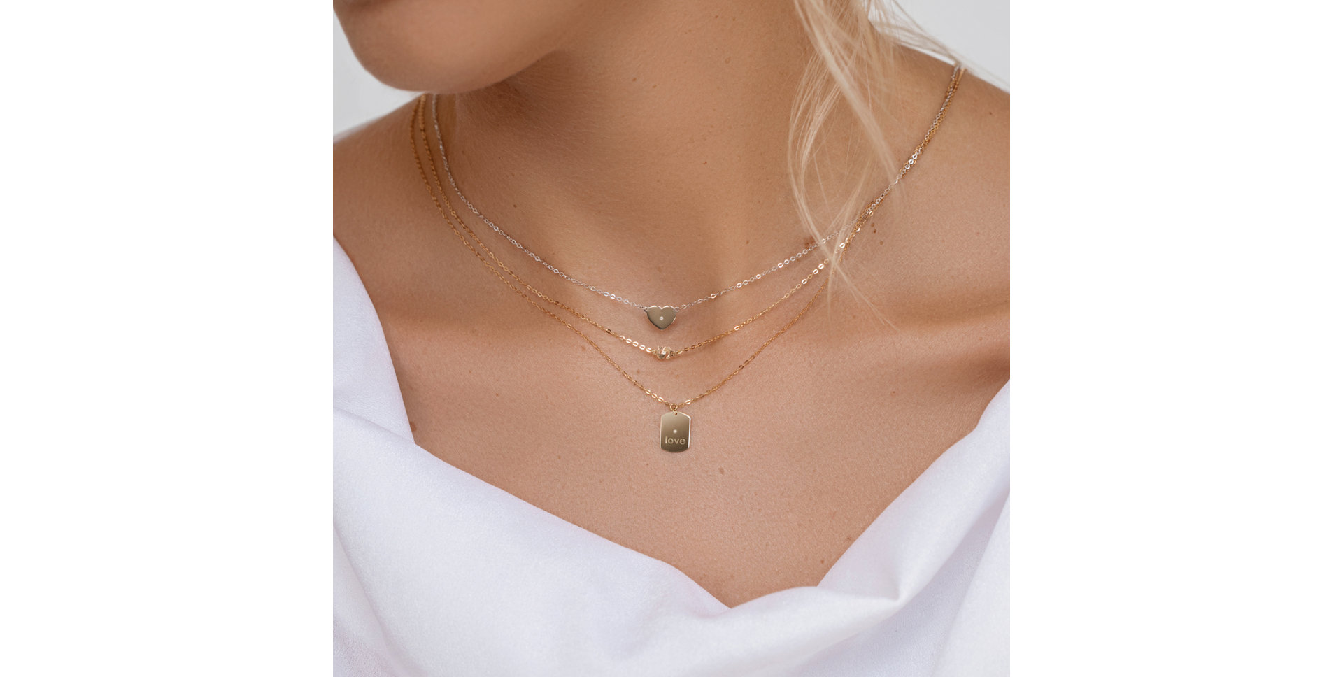 Náhrdelník s diamantem Big Classic I