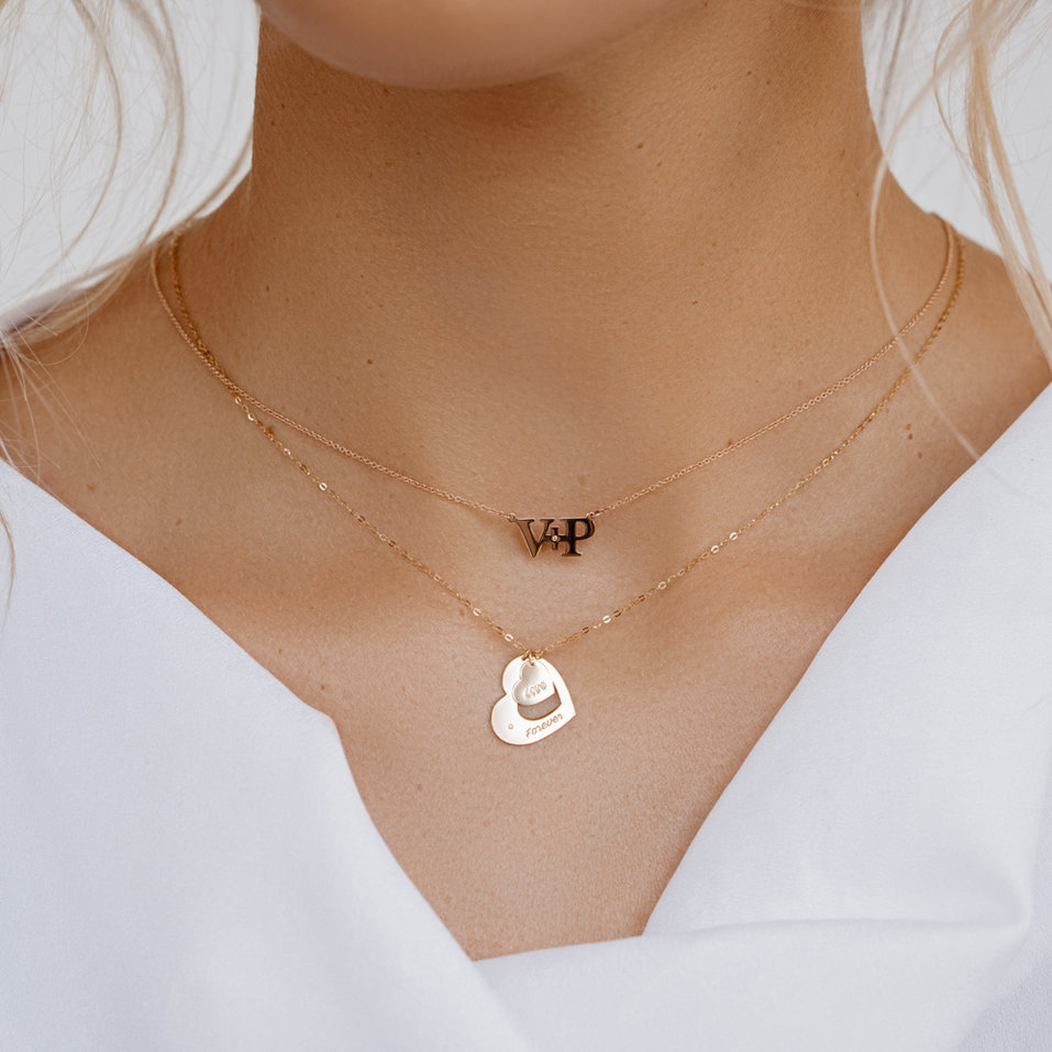 Náhrdelník s diamantem Love Forever