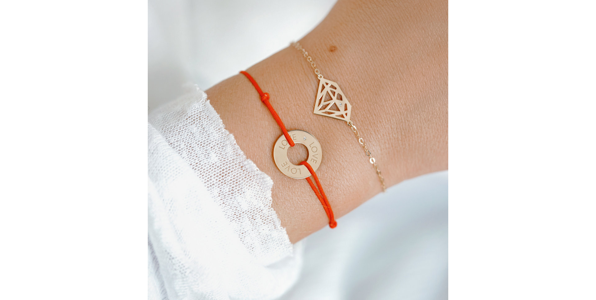 Náramek s diamantem Diamond
